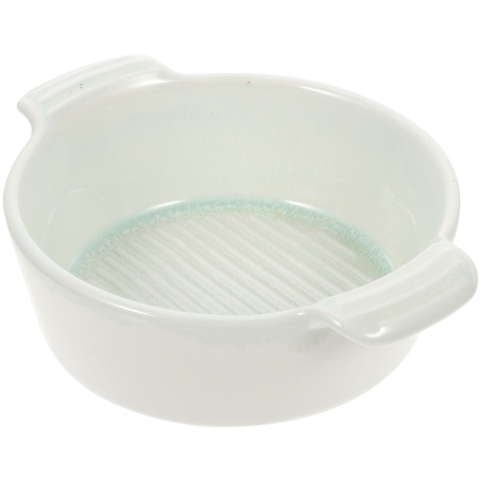 High Temperature Resistant Ceramic Baking Dish Double Handle Bowl-image-OPC-PJZYDHJ-NEW