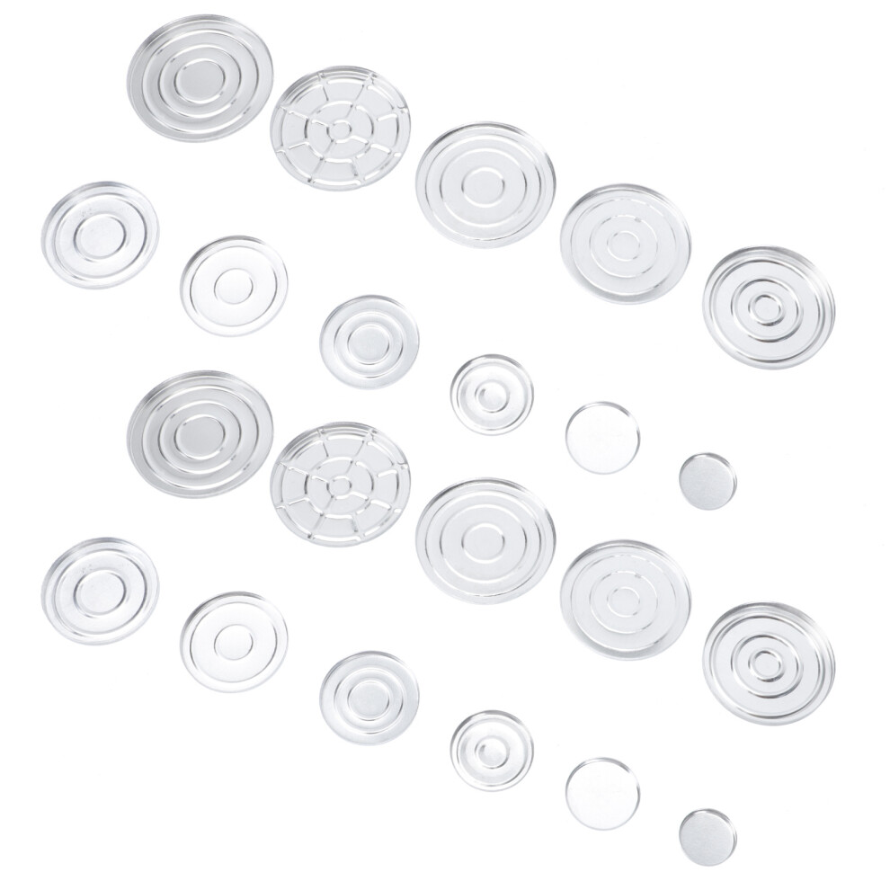 Iplusmile 22Pcs Metal Eyeshadow Tin Cosmetic Eyeshadow Pans Makeup Tin Pans