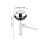 3pcs Single and Dual Push Button Toilet Flush Buttons 6
