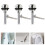 3pcs Single and Dual Push Button Toilet Flush Buttons 2