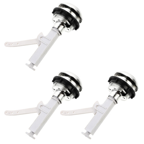 3pcs Single and Dual Push Button Toilet Flush Buttons 2