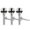 3pcs Single and Dual Push Button Toilet Flush Buttons 5