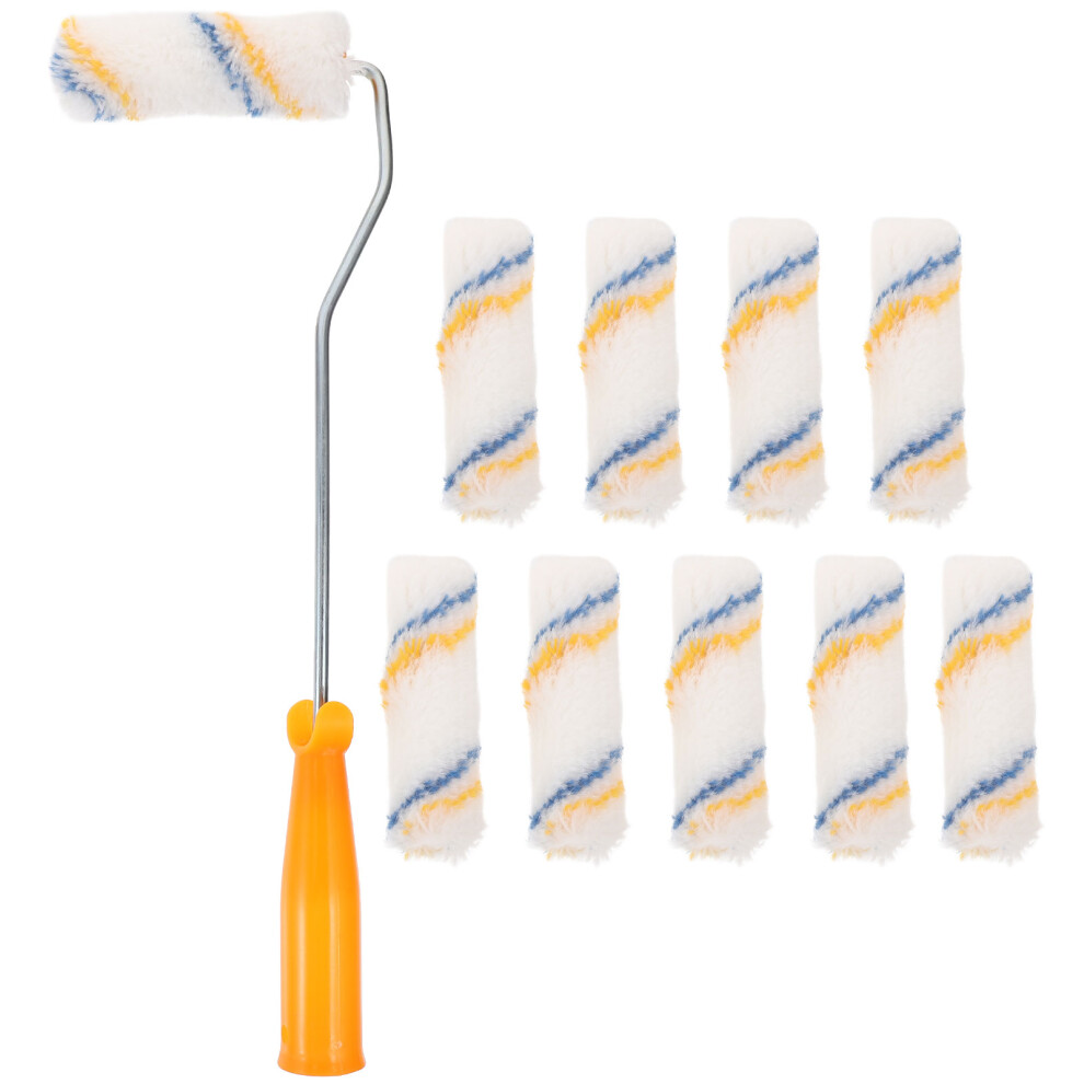 10 Pcs Roller Brush Latex Paint Small Wall Repair Tools Painting-image-OPC-PJZYK55-NEW