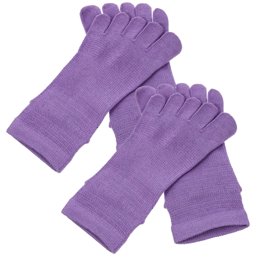 2 Pairs Socks Toe Women Toe Socks Toe Alignment Feet Fitness Sports-image-OPC-PJZYKTG-NEW