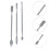 1 Set Crowbar Pry Repair Tool Silver Iron 5