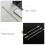 1 Set Crowbar Pry Repair Tool Silver Iron 9