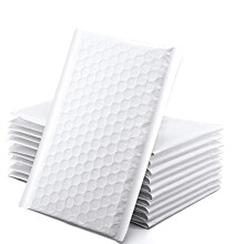 Mailing Bags Air Cushion Pink Bubble Envelopes 15x20cm White, Pack of 100, Padded Shipping and Gift Bags for Business