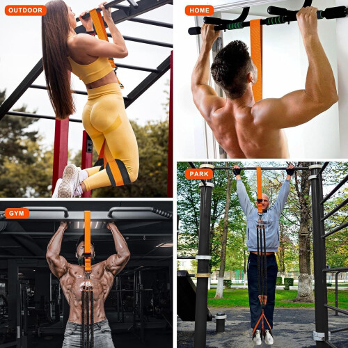 Pull Up Assist Band, Adjustable Resistance Training Strap for Strength Training, Body Stretching, Durable Material 1