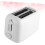 Bread Machine Mini Bread Toaster White Compact Size Easy Clean Non-Stick Design Perfect for Small Kitchens 2
