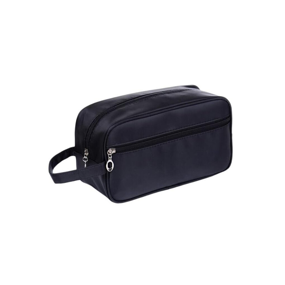 Toiletry Bag, Black Travel Organizer with Waterproof Material, Compact Design for Men and Women-image-OPC-PJZYX8H-NEW