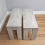 2 stone grey benches 2