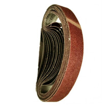 Sanding Belts 30 x 533 mm, 10 Pieces, Grit 40-600, Sanding Paper for Drilling, Sanding, Polishing, Power Tool Accessories