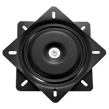 Plattenspielerlager 6 Inches, Schwarzer Kaltgewalzter Stahl Drehlager, 360 Grad Drehbarer TV-Plattenspieler Sockel