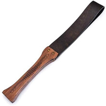 Sexual Whip Fine Leather Swatter Paddle Whip 18 Inch High Quality Cowhide BDSM Flogger for Spanking Fetish Games