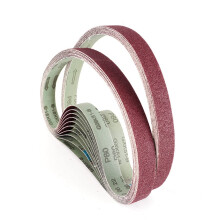 1 Inch x 30 Inch Sanding Belt 10 Pack Aluminium Oxide 40-800 Grits for Table Belt Sanders P320 Wood Soft Metal Polishing