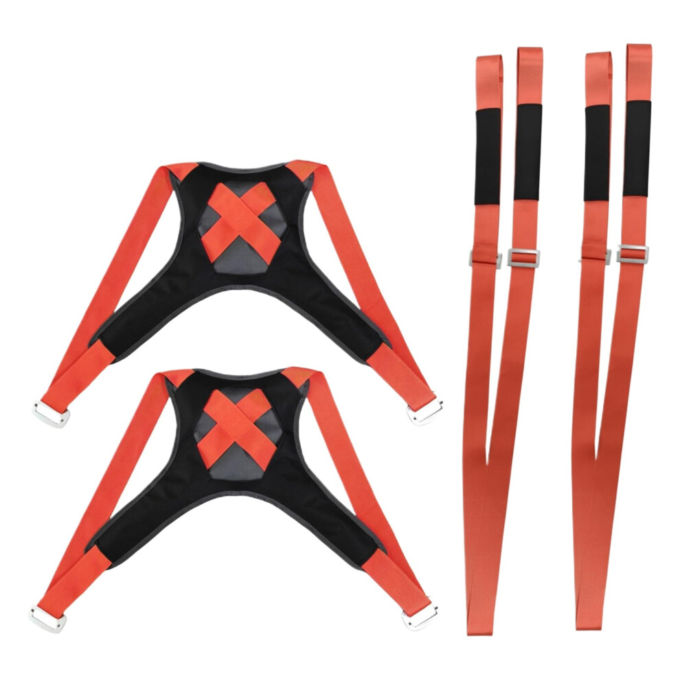 Furniture Carrier Straps Set - Heavy Duty Tear-Resistant Moving Straps For Furniture, Mattresses, And Motorcycles Up To 400 Kg 6038364626424