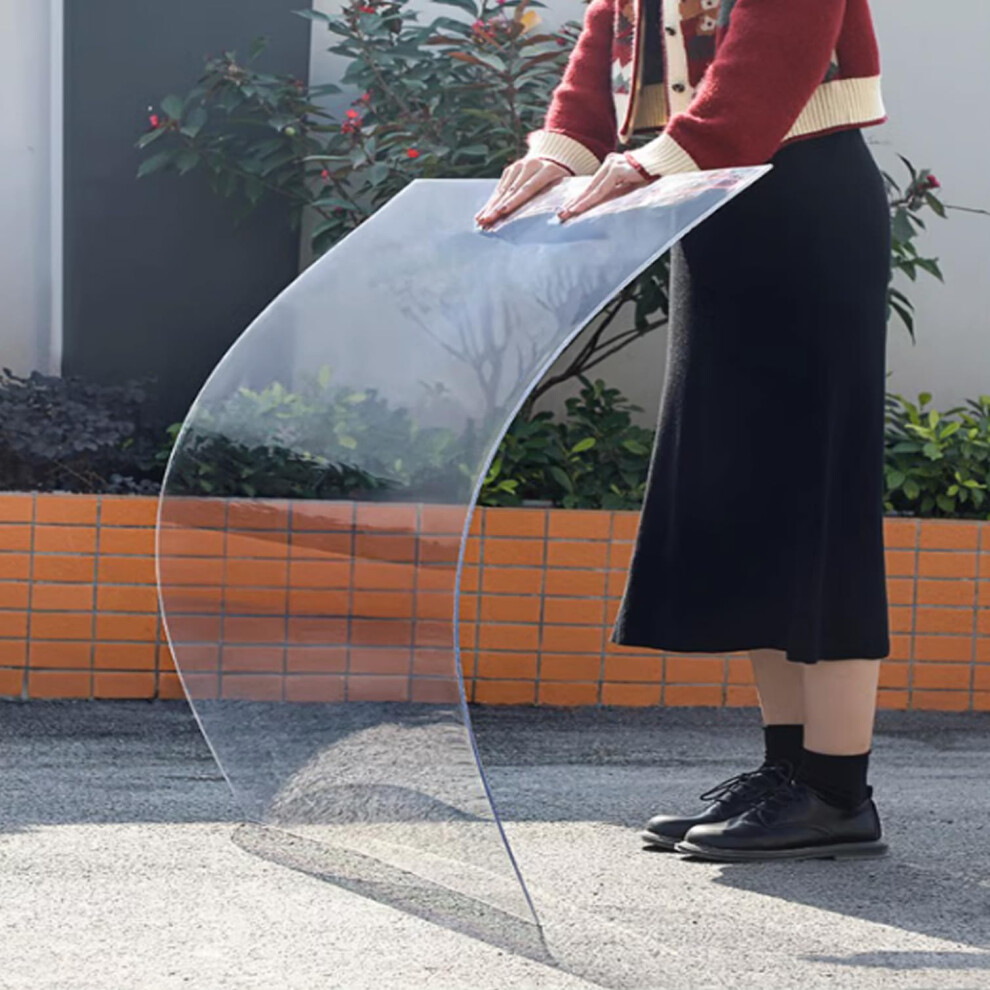 Transparent Polycarbonate Roofing Sheets 4Mm Thick, Clear Acrylic Panels For Greenhouse, Carport, And Bus Shelter Use 6482260000527