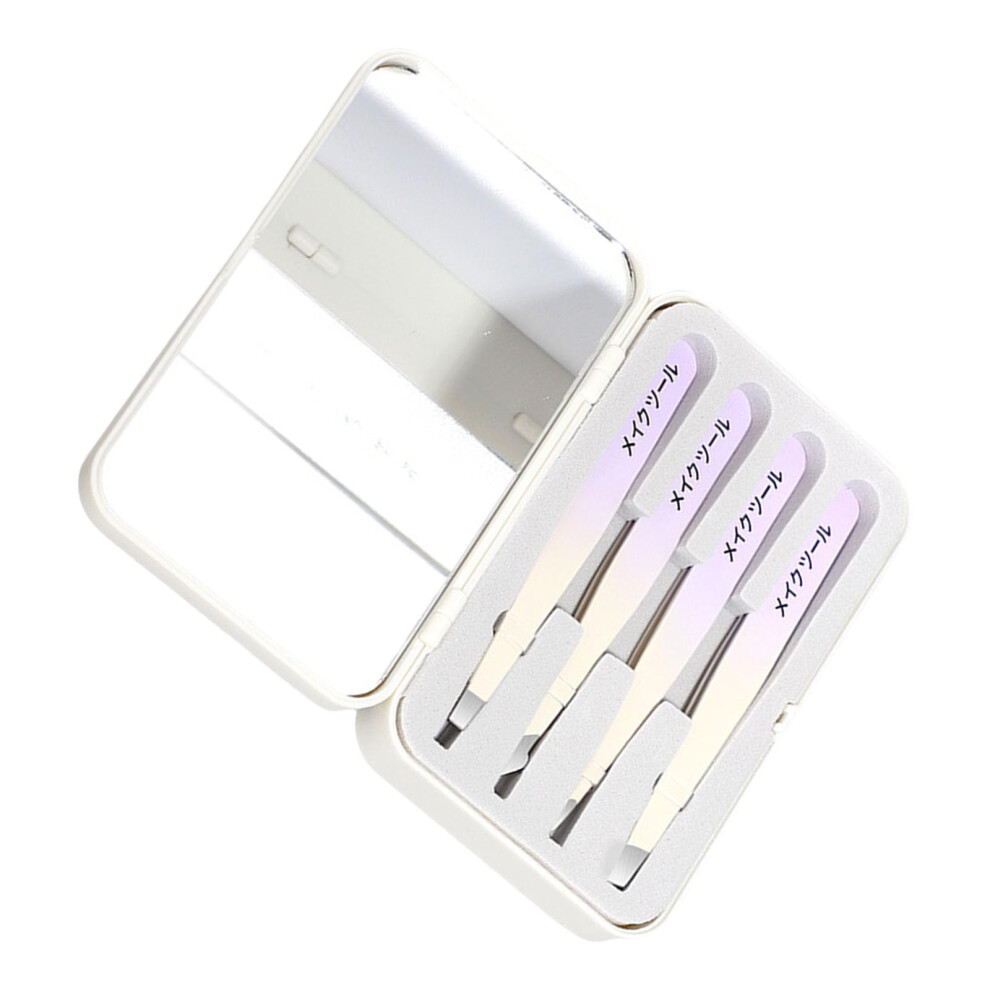 Precision Tweezer Set Stainless Steel Eyebrow Tweezers for Ingrown Hair and Facial Hair Removal Tools