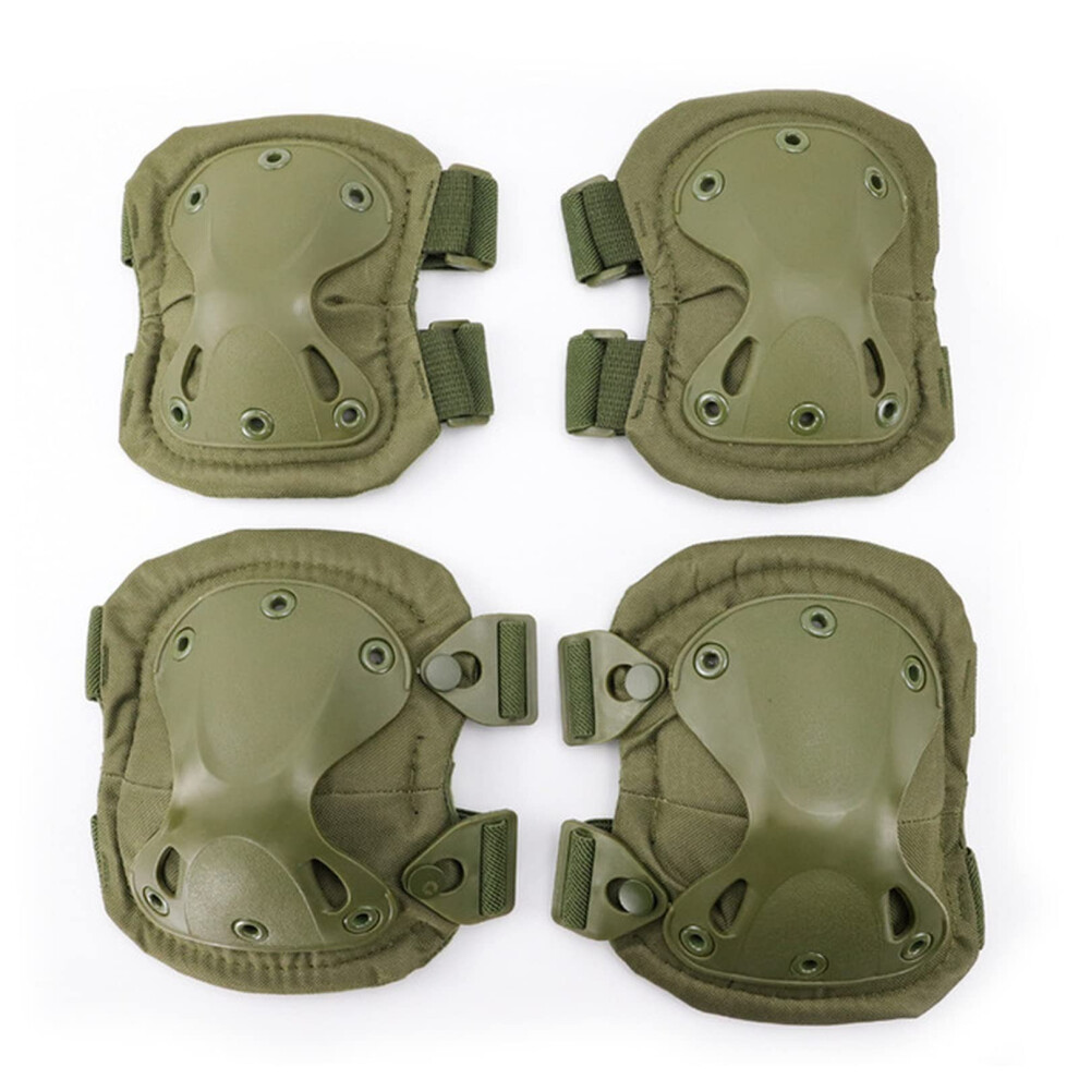 Knee Pads Military Tactical Knee Pads For Army Elbow And Knee Support Outdoor Sports Airsoft Training Size Army 6947110488394