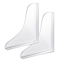 Shower Splash Guards 2 Pieces Thickened Acrylic Bath Screen Protector Corner Guard for Shower and Bathtub