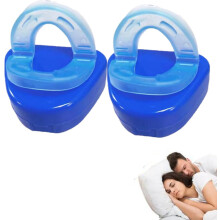 Anti Snoring Mouthpiece Pack of 2, Adjustable Snoring Splints, Comfortable Sleep Bite Guard, Oral Snoring Solution