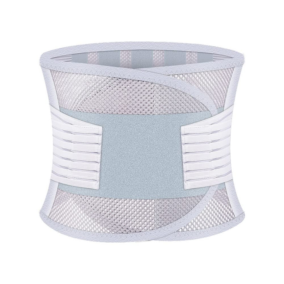 Gray Lower Back Support Bandage Â Lumbar Spine Support Belt Xxl/Xx-Large Â Adjustable Back Support Belt For Men And Women In