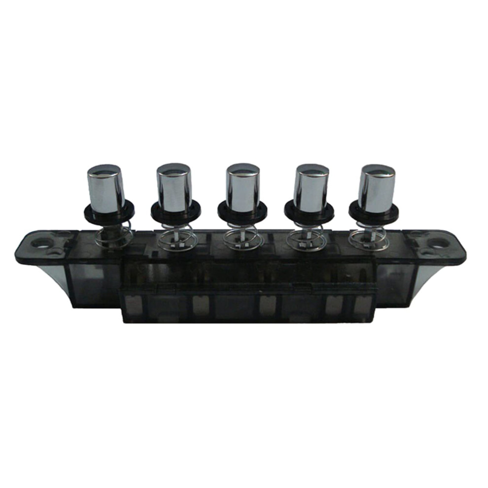 Push Button Piano Switch 250V 4A Five Position Plug-In Silver Control Switch For Hood Appliances 6038364629814