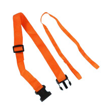 Children's Water Sports Lead Belt - Orange Polyester Safety Harness for Boating and Water Activities, Adjustable Size