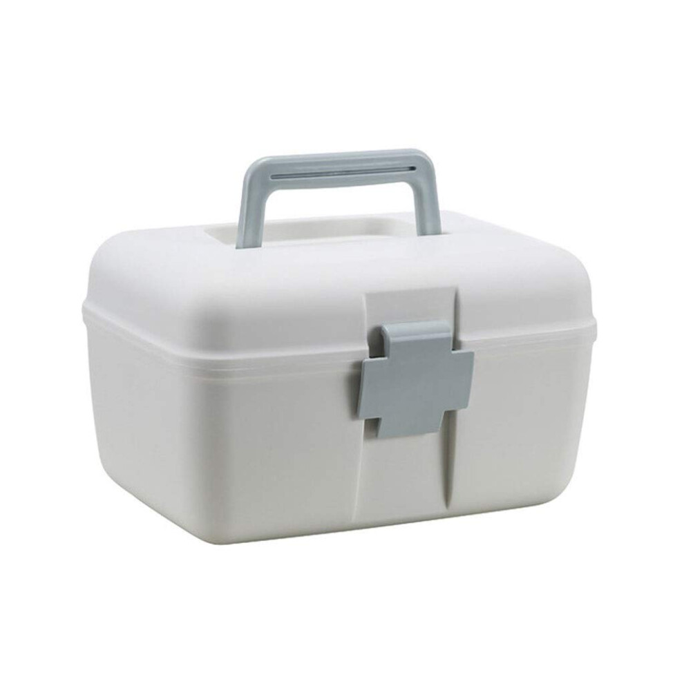First Aid Kit, Portable Medication Storage Box, Multifunctional Medical Organizer for Accessories, Durable and Compact Design
