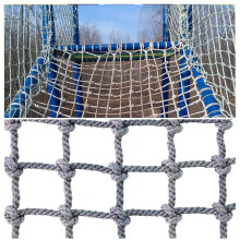 Children's Climbing Frame Net - Robust Polyamide Climbing Load Net 6 mm, 9.8x13.12ft, Knitted Ladder, Outdoor Safety Net