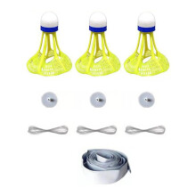 Beginner Badminton Training Tool Rebound Trainer Lightweight Adjustable Size Durable Material for Skill Development