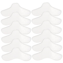 12-Piece Washable Nasal Pads, Flexible Nasal Gel Pads Compatible with Most Masks, Reusable and Comfortable Material