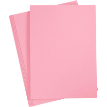 Cardboard A4 Sheets 210 x 297 mm 210 g Dark Pink Pack of 10 High-Quality Craft Paper for Art Projects