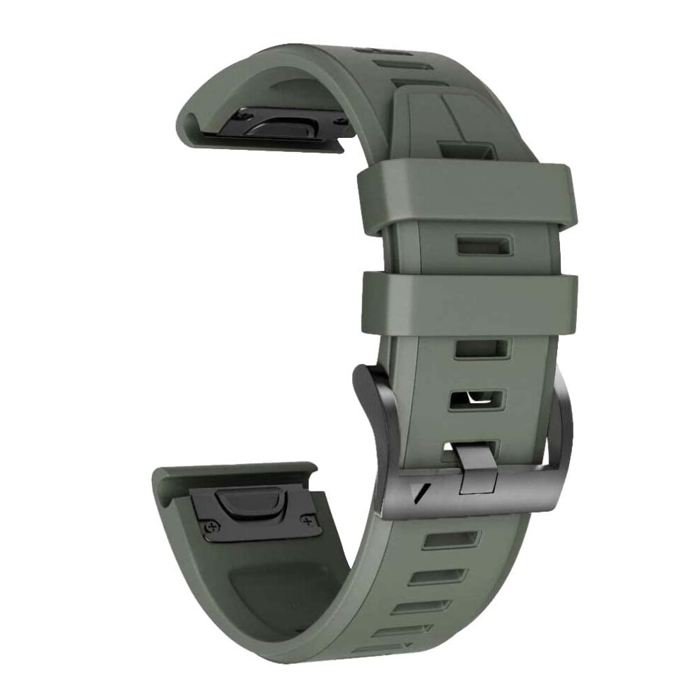 22X26mm Silicone Smart Watch Bands Compatible With Garmin Fenix 7 7X 6 6X Pro 5X 5 Plus 3 Hr 935 Epix Quick Release 6038364633279
