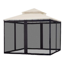 Garden Gazebo Insect Protection Net - UV-Resistant Ventilation Net for Outdoor Patio Pergola and Camping Tent Use