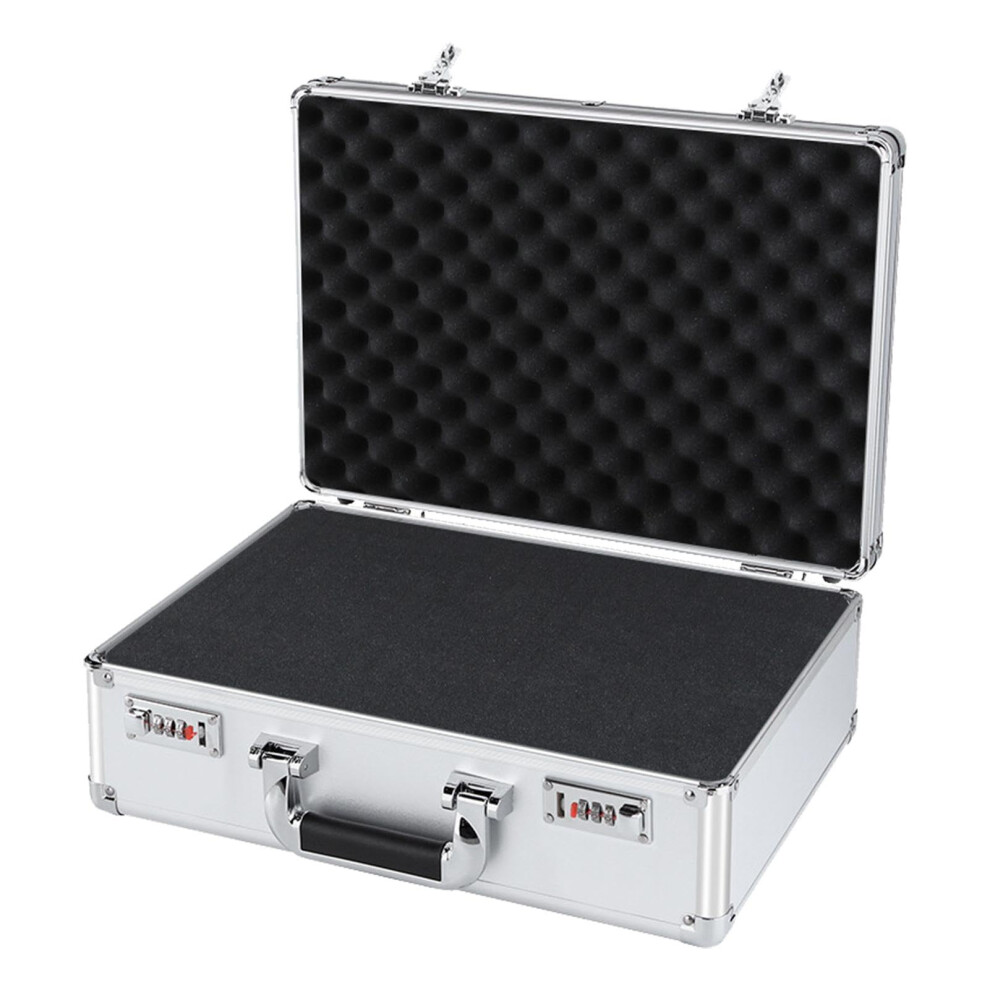 Waterproof Hard Shell Case With Aluminium Carry Bag, Portable Storage Box With Handle, Integrated Sponge, Safety Lock 6947110495477