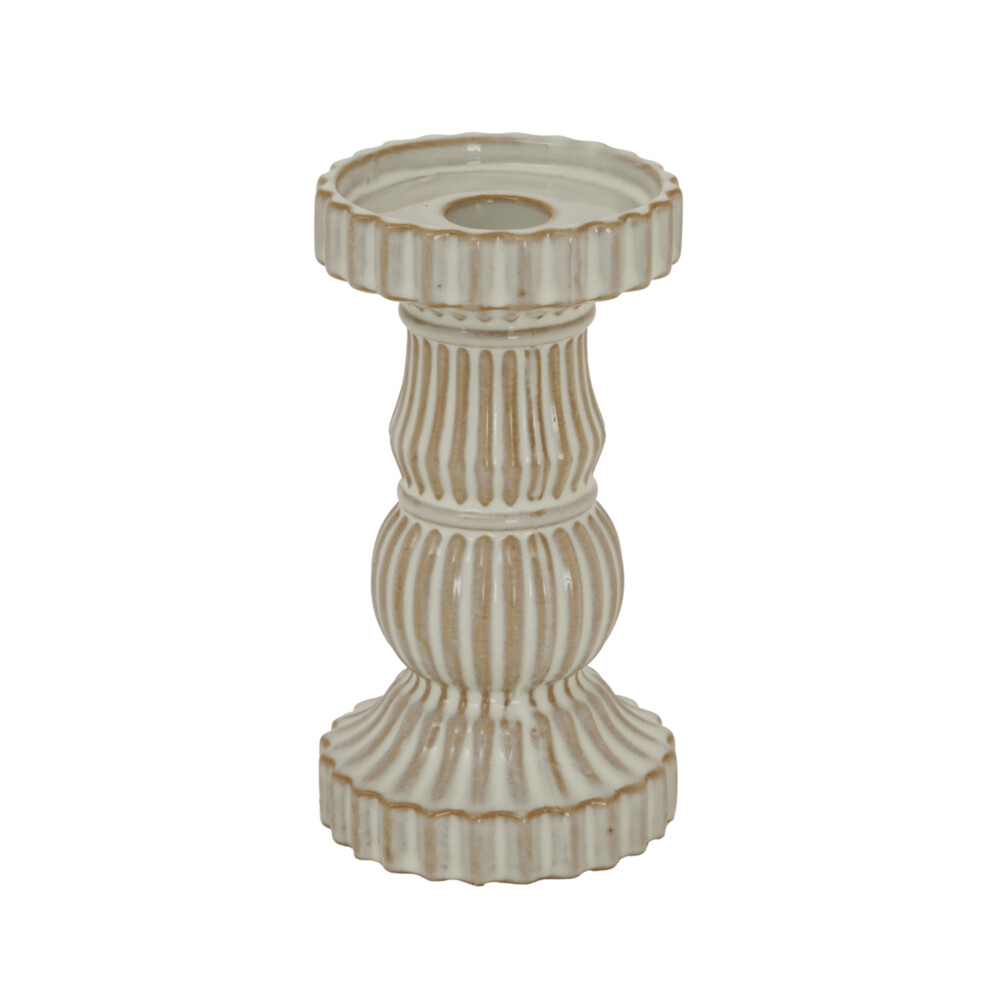 Hill Interiors Ceramic Pillar Candle Holder