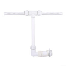 Waterfall Sprayer with Double Spray Head, Adjustable Center Tube for Enhanced Water Circulation and Height Adjustment