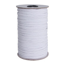 73 Metres 10mm Elastic Band for Sewing, Durable Polyester Rubber Trouser Elastic for DIY Crafts and Household Projects