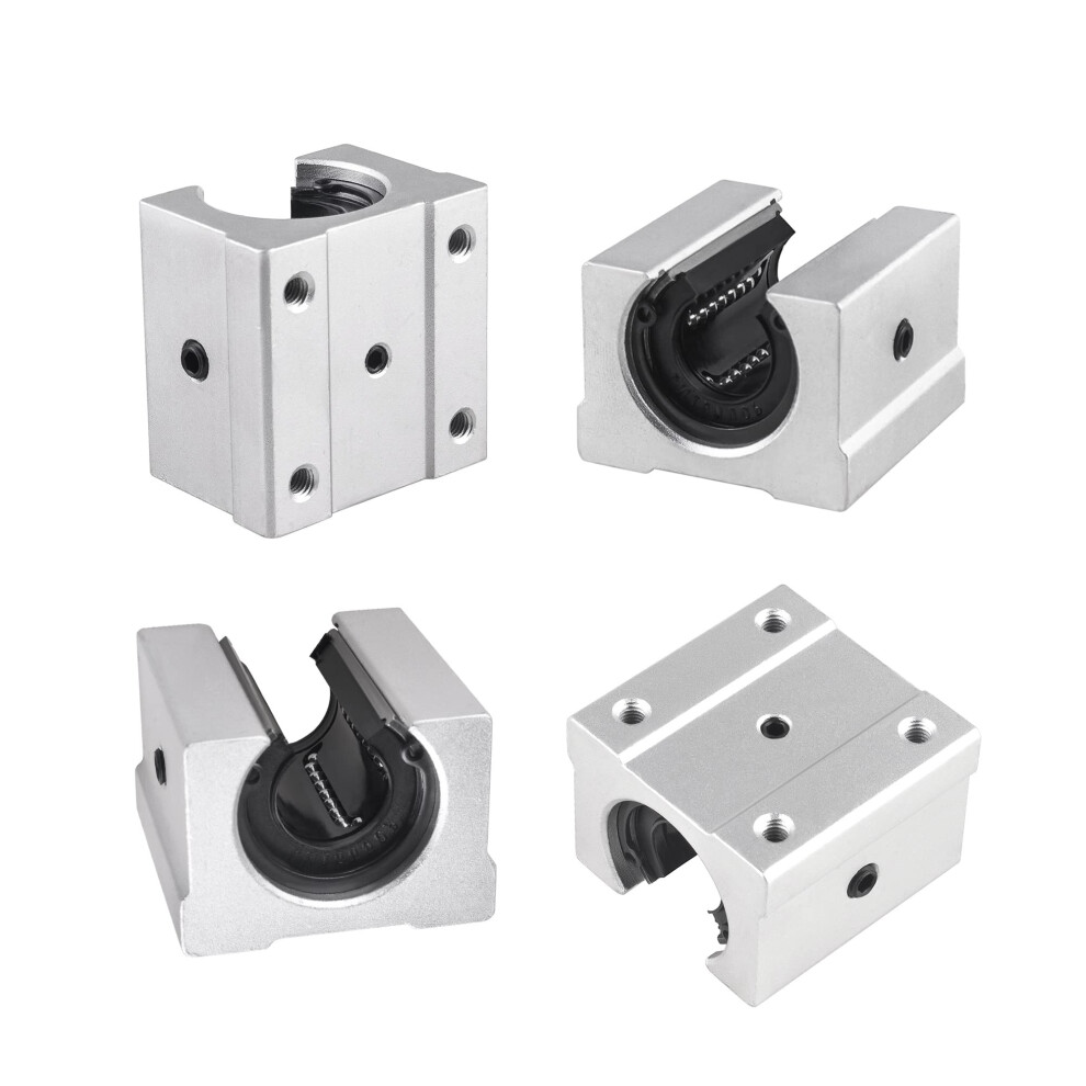 Sbr20uu Linear Bearing Sliding Blocks 20Mm Aluminium Alloy 4-Pack With Cnc Linear Motion Shaft Sliding Sockets 6038364635723