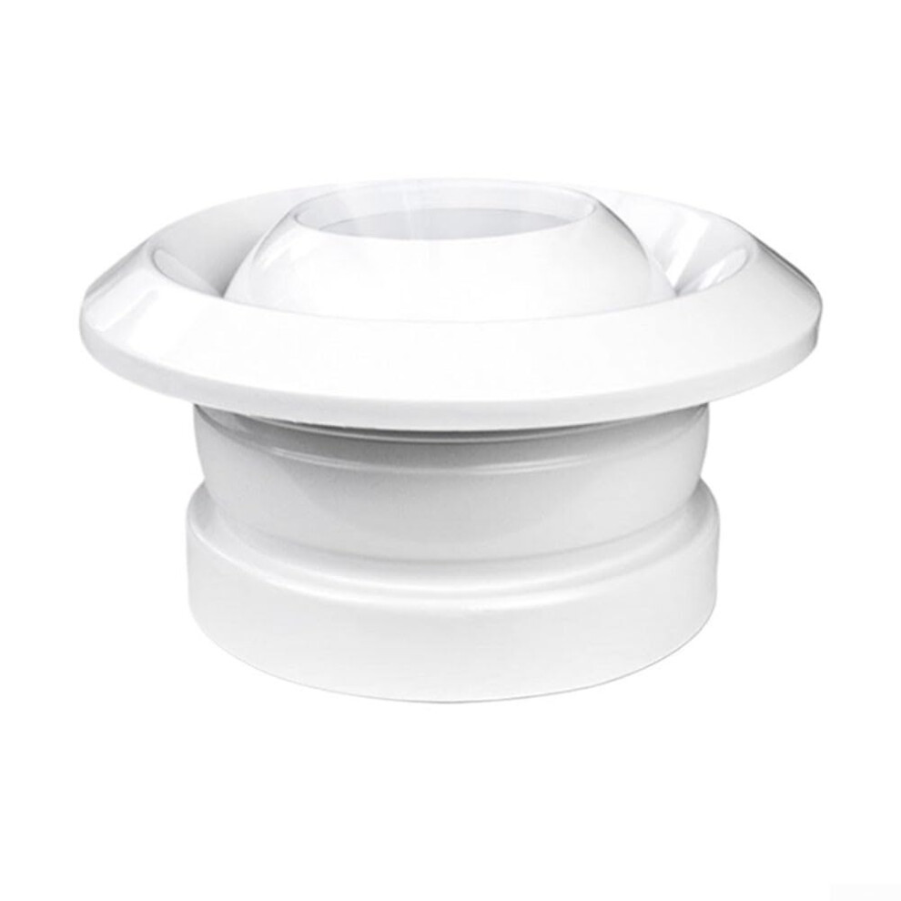 Abs Ceiling Ventilation Grille With Adjustable Valve For Enhanced Air Circulation And Noise Reduction, 10X10 Inch 6038364635778