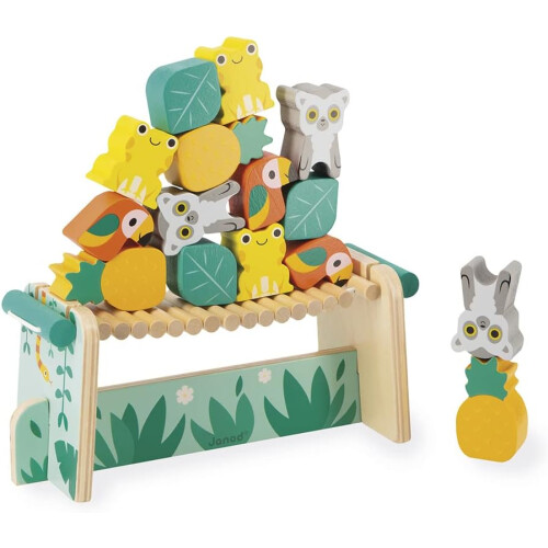 Janod Tropik Balancing Game - Plush Soft Toy