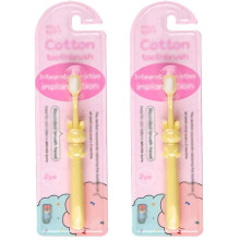 Extra Soft Kids Toothbrush 2 Pack Funny Animal Cartoon Design Portable for Toddlers Ages 2-6 Years
