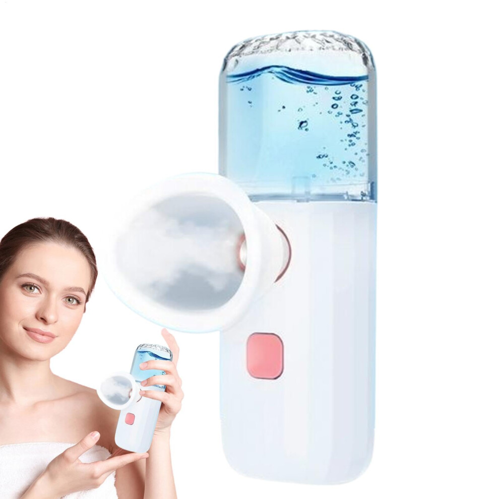 Eye Moisture Spray Device, Portable Handheld Eye Wash Sprayer, Nutrient-Rich Cleaning Tool for Electronic Device Users, White