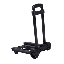 Folding Shopping Trolley Lightweight Portable Cart for Stairs and Markets 150 lbs Load Capacity Easy Storage Transport
