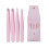 Lash Tweezers Set 4 PCS for Eyelash Extensions Makeup Tools Purple Precision Applicator 1