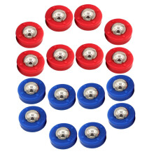 16 Piece Shuffleboard Replacement Balls Set for Bowling Games, Tabletop Game Accessories, Improve Hand-Eye Coordination
