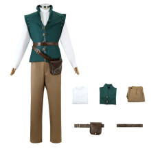 (Kid 140cm/55.12in)Tangeld Flynn Rider tenue de cosplay costume tenue de fête enfants adultes vêtements accessoire
