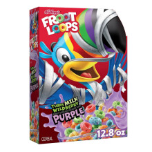 Froot Loops Spooky Colour Change Milk Wild Berry Purple Limited Edition Cereal (362g)
