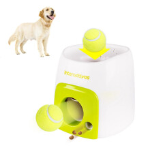 Automatic Dog Ball Launcher for Large, Medium, and Small Dogs, Interactive Fetch Machine with Tennis Ball Compatibility